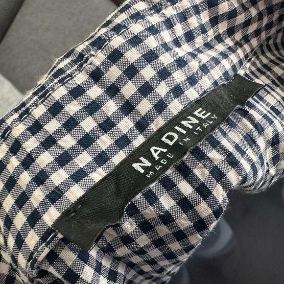 Checkered Ruffle Blouse - Picture 4 of 4